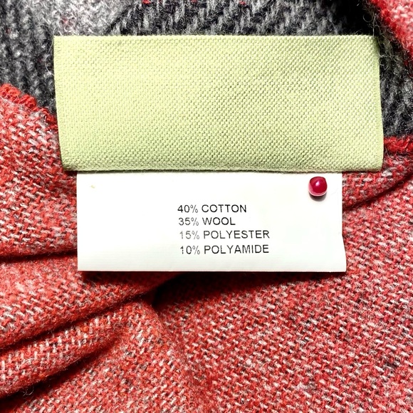 LANEROSSI Cotton/ Wool Blanket Throw Wrap - Picture 4 of 10